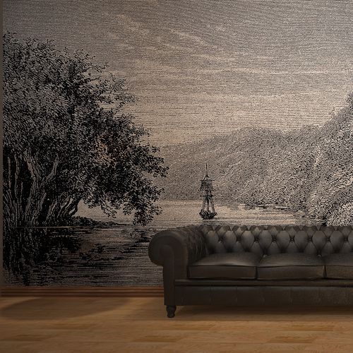 Carta da parati design originale - DULCE RIVER 1867 - HD WALLS - in tessuto non tessuto / capolavori della pittura / a effetto dimensionale