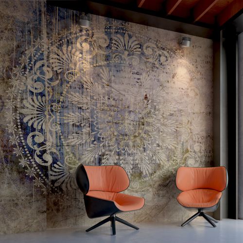 Carta da parati contemporanea - HD-0240A - HD WALLS - in vinile / con motivo ad arabeschi / aspetto tessuto