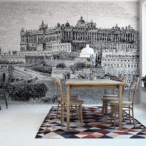Carta da parati design originale - MADRID 1890 - HD WALLS - in tessuto non tessuto / in rame / con motivo a croquis