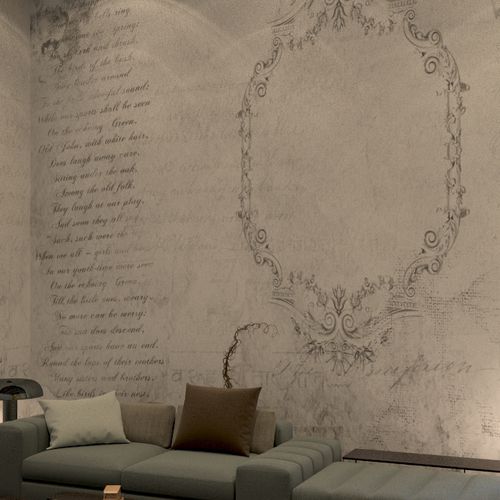 Carta da parati vintage - MAGIC MIRROR - HD WALLS - in tessuto non tessuto / in vinile / con motivo astratto