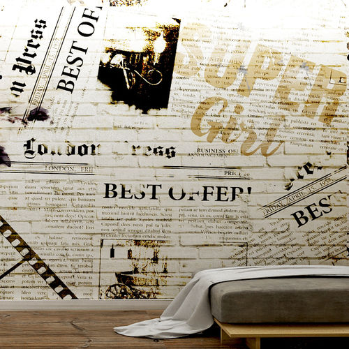 Carta da parati contemporanea - SUPER GIRL - HD WALLS - in tessuto non tessuto / in vinile / con motivo urbano