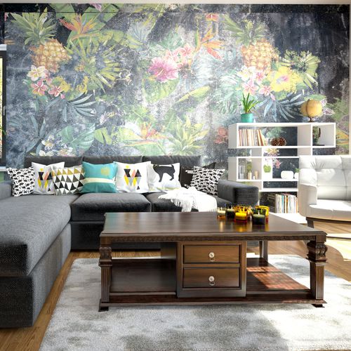 Carta da parati contemporanea - TROPICAL - HD WALLS - in tessuto non tessuto / in vinile / con motivi naturali