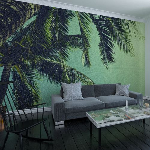 Carta da parati contemporanea - PALM TREE - HD WALLS - in tessuto non tessuto / in vinile / con motivi naturali
