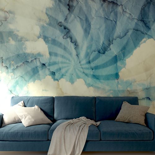 Carta da parati contemporanea - BLENDED SKY - HD WALLS - in tessuto non tessuto / in vinile / con motivo a onde