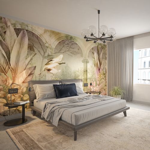 Carta da parati contemporanea - PAST DAY - HD WALLS - in tessuto non tessuto / in seta / in vinile
