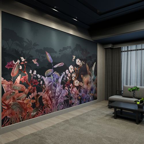 Carta da parati contemporanea - ENCHANTED FLOWERS - HD WALLS - in tessuto non tessuto / in seta / in vinile