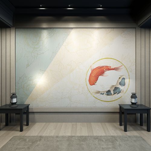 Carta da parati contemporanea - KOI - HD WALLS - in tessuto non tessuto / in seta / in vinile