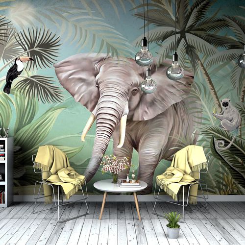 Carta da parati contemporanea - MY SECRET JUNGLE - HD WALLS - in tessuto non tessuto / in seta / in vinile
