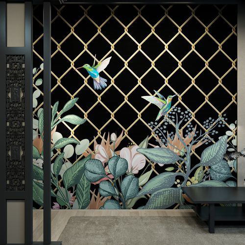 Carta da parati contemporanea - UNCAGED - HD WALLS - in tessuto non tessuto / in seta / in vinile