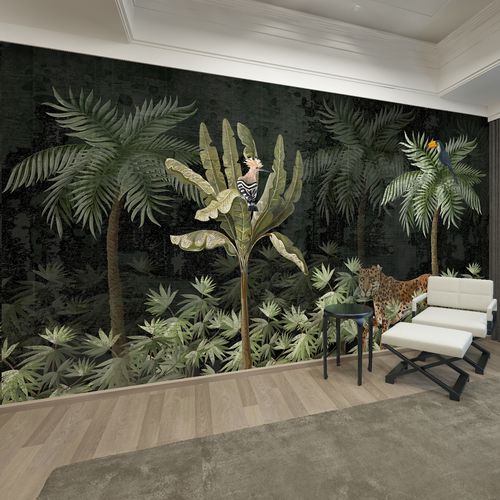 Carta da parati contemporanea - JUNGLE WALK - HD WALLS - in tessuto non tessuto / in seta / in vinile