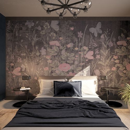 Carta da parati contemporanea - BUTTERFLIES - HD WALLS - in tessuto non tessuto / in seta / in vinile