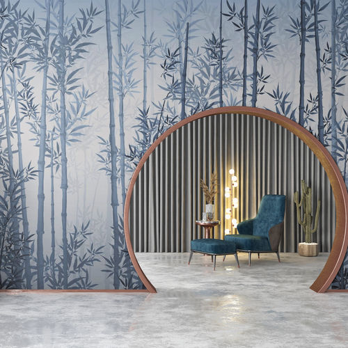 Carta da parati contemporanea - BAMBOO GROOVE - HD WALLS - in tessuto non tessuto / in vinile / in poliestere