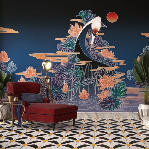 Carta da parati contemporanea - MELANGE - HD WALLS - in tessuto non tessuto / in vinile / in poliestere