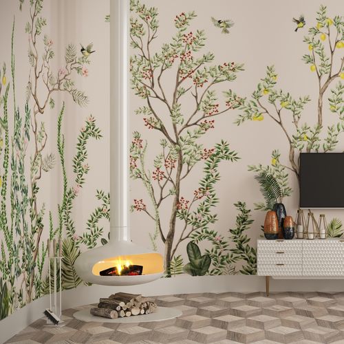 Carta da parati contemporanea - REMANA - HD WALLS - in tessuto non tessuto / in vinile / in poliestere