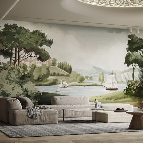 Carta da parati design originale - PORTE - HD WALLS - in vinile / in poliestere / con motivi naturali