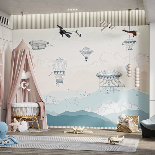 Carta da parati design originale - SKY-VOYAGE-HDPG-02 - HD WALLS - in tessuto non tessuto / in vinile / con motivo per bambini