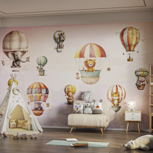 Carta da parati contemporanea - ANIBUDDIES-HDPG-04 - HD WALLS - in tessuto non tessuto / in vinile / con animali