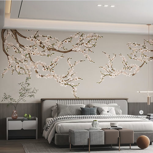 Carta da parati contemporanea - MAGNOLIA - HD WALLS - in tessuto non tessuto / in vinile / in poliestere