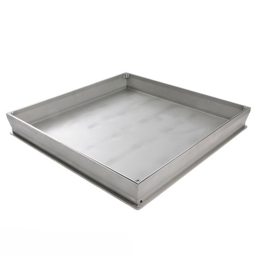 Chiusino in acciaio inossidabile - SOLID - Richard Brink GmbH & Co KG - quadrato / prefabbricato