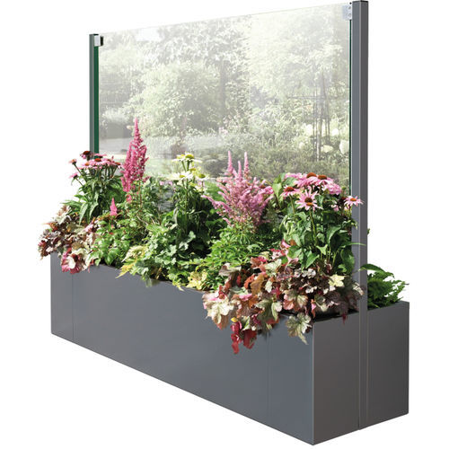 Fioriera in acciaio inossidabile - MODULAR VENTUS - Richard Brink GmbH & Co KG - in alluminio / in corten / rettangolare
