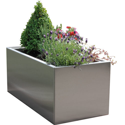 Fioriera in acciaio galvanizzato - DUPLEX - Richard Brink GmbH & Co KG - in acciaio inossidabile / in corten / rettangolare