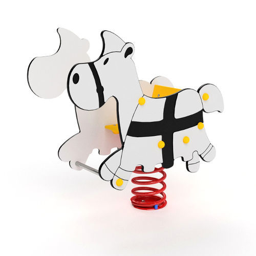 Gioco a molla in HDPE - 3411S TOURNAMENT HORSE - Astrus Playgrounds - animale / monoposto