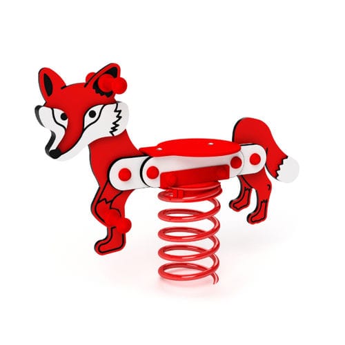 Gioco a molla in metallo - 3419S - Astrus Playgrounds - in HDPE / animale / monoposto