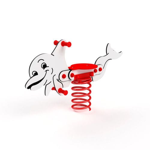 Gioco a molla in HDPE - 3410A DOLPHIN - Astrus Playgrounds - animale / monoposto