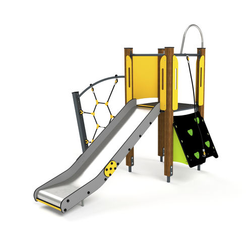 Struttura ludica per parco giochi - 10003 - Astrus Playgrounds - in metallo / in legno / in HDPE