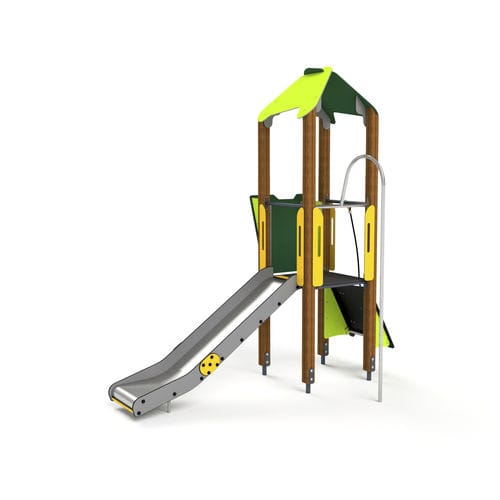 Struttura ludica per parco giochi - 10009 - Astrus Playgrounds - in acciaio inossidabile / in acciaio galvanizzato / in acciaio con rivestimento a polvere
