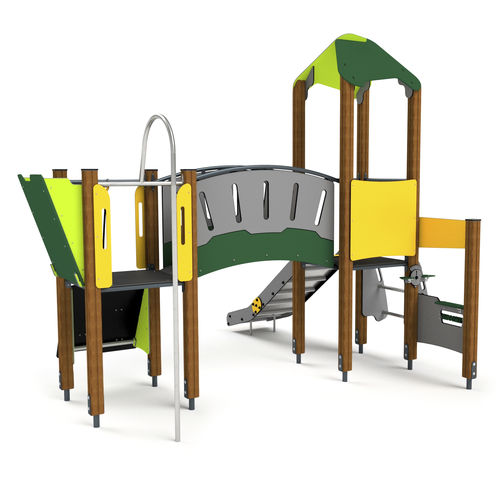 Struttura ludica per parco giochi - 10014 - Astrus Playgrounds - in acciaio inossidabile / in acciaio galvanizzato / in acciaio con rivestimento a polvere