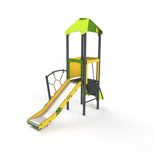 Struttura ludica per parco giochi - 11004 - Astrus Playgrounds - in metallo / in PEHD / modulare