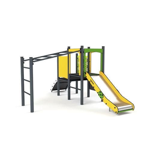 Struttura ludica per parco giochi - 11012 - Astrus Playgrounds - in metallo / in HDPE / modulare
