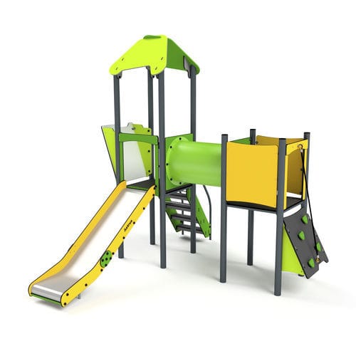 Struttura ludica per parco giochi - 11016 - Astrus Playgrounds - in metallo / in HDPE / modulare