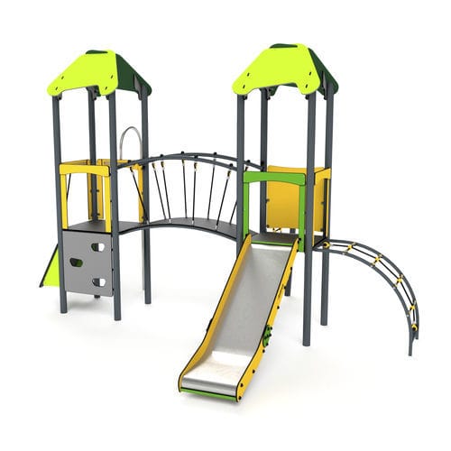 Struttura ludica per parco giochi - 11019 - Astrus Playgrounds - in metallo / in HDPE / modulare