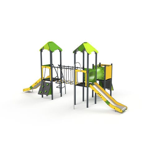 Struttura ludica per parco giochi - 11022 - Astrus Playgrounds - in metallo / in HDPE / modulare