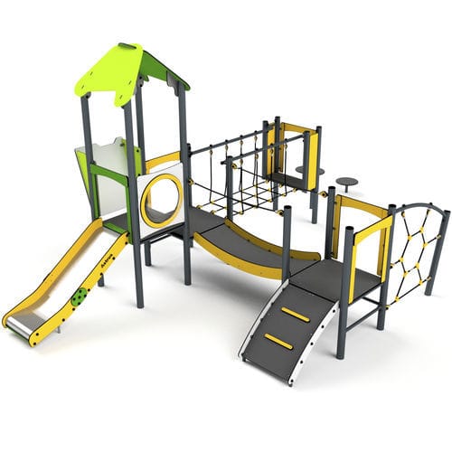Struttura ludica per parco giochi - 11029 - Astrus Playgrounds - in metallo / in HDPE / modulare
