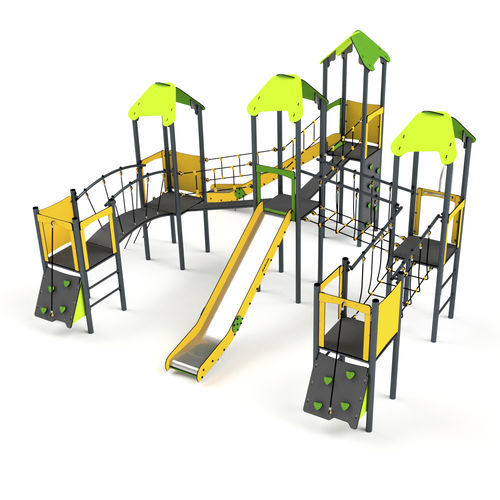 Struttura ludica per parco giochi - 11036 - Astrus Playgrounds - in metallo / in HDPE / modulare