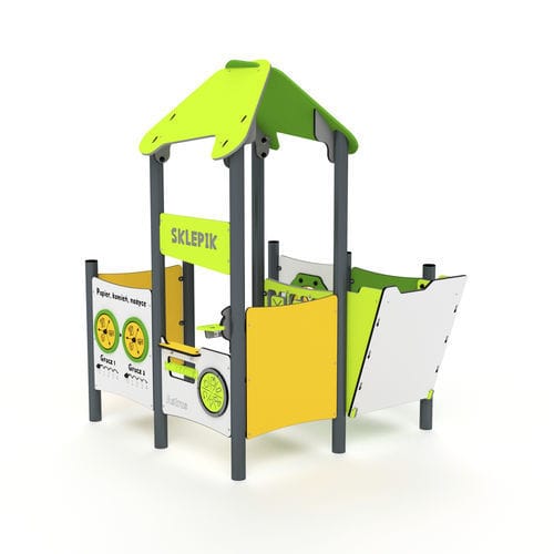 Struttura ludica per parco giochi - 11039 - Astrus Playgrounds - in metallo / in HDPE / modulare