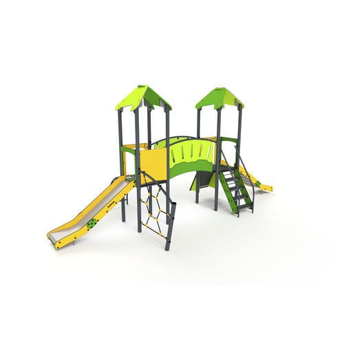 Struttura ludica per parco giochi - 11045 - Astrus Playgrounds - in metallo / in HDPE / modulare
