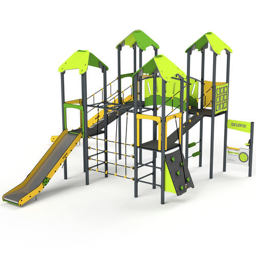 Struttura ludica per parco giochi - 11048 - Astrus Playgrounds - in metallo / in HDPE / modulare