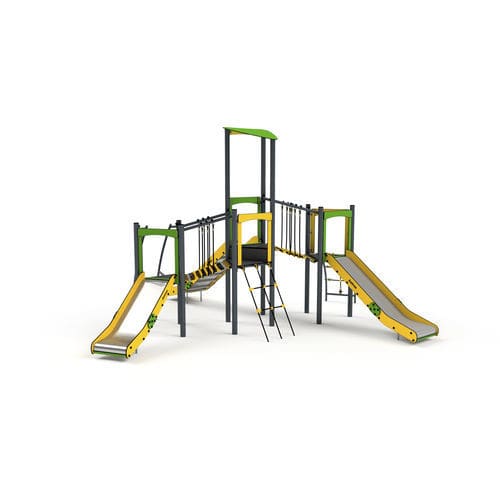 Struttura ludica per parco giochi - 11054 - Astrus Playgrounds - in metallo / in HDPE / modulare