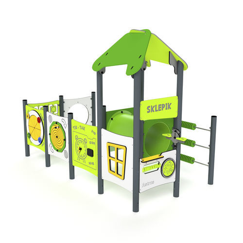 Struttura ludica per parco giochi - 11059 - Astrus Playgrounds - in metallo / in HDPE / modulare
