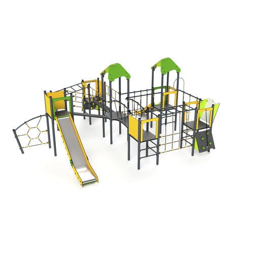 Struttura ludica per parco giochi - 11061 - Astrus Playgrounds - in metallo / in PEHD / modulare