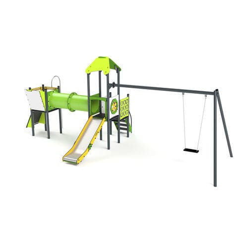 Struttura ludica per parco giochi - 11065 - Astrus Playgrounds - in metallo / in HDPE / modulare