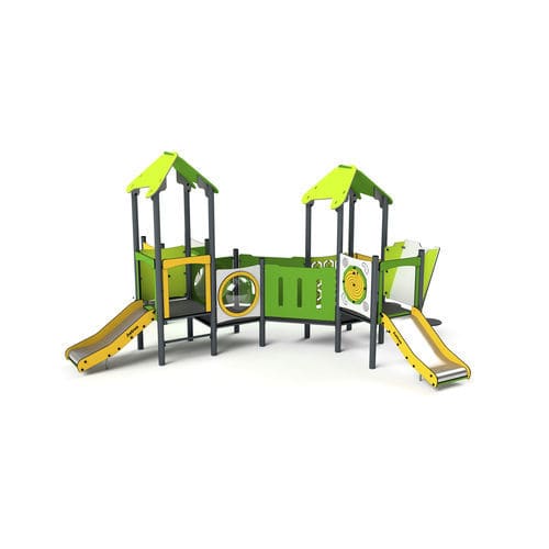 Struttura ludica per parco giochi - 11070 - Astrus Playgrounds - in metallo / in HDPE / modulare