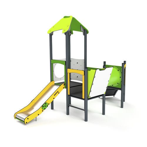 Struttura ludica per parco giochi - 11071 - Astrus Playgrounds - in metallo / in HDPE / modulare