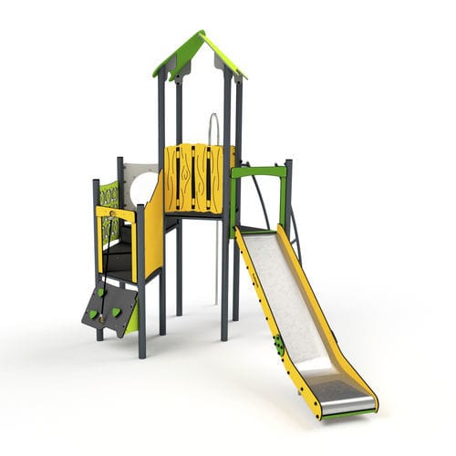 Struttura ludica per parco giochi - 11073 - Astrus Playgrounds - in metallo / in HDPE / modulare