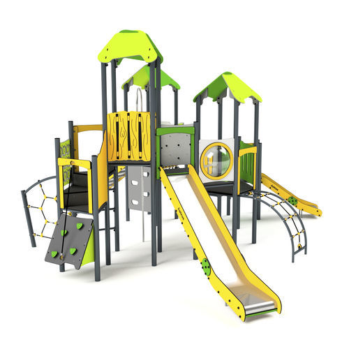 Struttura ludica per parco giochi - 11075 - Astrus Playgrounds - in metallo / in HDPE / modulare