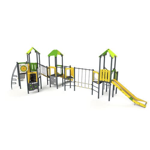 Struttura ludica per parco giochi - 11079 - Astrus Playgrounds - in metallo / in HDPE / modulare